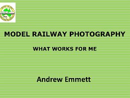 Model Railway Photography