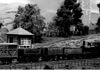 MR 0-6-0T Class 1 No.1673 with a local pick-up goods.  MR 0-6-0T Class 1 No.1673 with a local pick-up goods