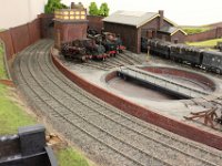 12.  A closer view of Ashworth engine yard  A similar view showing more of the engine yard with the MR goods shed behind.  The main line is double track to Grimeside where it is singled then immediately followed by the junction to the Cheapside.