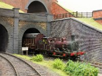 15. MR Kirtley 1204 at Minter Road Tunnel  Engine 1204 is a Kirtley back tank engine and the oldest in service having been built when I was 25 – now close to 40 years ago.  It will shortly be rebuilt with a modern spur drive gearbox – the existing drive train is worm and gear which works ok, but it has always sounded like a concrete mixer that has lost several bearings.