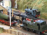 IMG 3453  The engine shed staff are busy whilst a Pannier Tank moves 'light engine' on the branch line towards Boscarne Junction (and the LSWR).