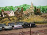 IMG 4245  31127 passes Kerrisfield church with empty clay wagons