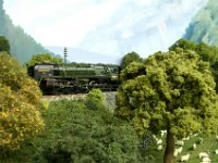 S&D 52  BR Class 9F No. 92220 “Evening Star” in charge of the last up “Pines Express”  on the 8th of September 1962 crosses over Watery Bottom Viaduct in Lyncombe Vale just before entering Devonshire Tunnel for the final run down the 1 in 50 bank into Bath Green Park Station.