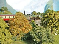 S&D 71  BR Class 4 4-6-0 No. 75027 climbs through Lyncombe Vale with the 1.10pm local from Bath to Templecombe heading across Watery Bottom Viaduct before entering into the tree lined cutting leading up to the summit of the climb at Combe Down Tunnel.