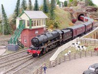0 Cover-Mail Train hauled by Royal Scot passes by Westmere No.2 Siganl Box  Mail Train hauled by Royal Scot passes by Westmere No.2 Siganl Box - photo Jaques Molineux